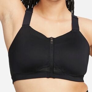 Nike Alpha Black High-Support Padded Zip Up Racerback Sports Bra
Women XS NWT